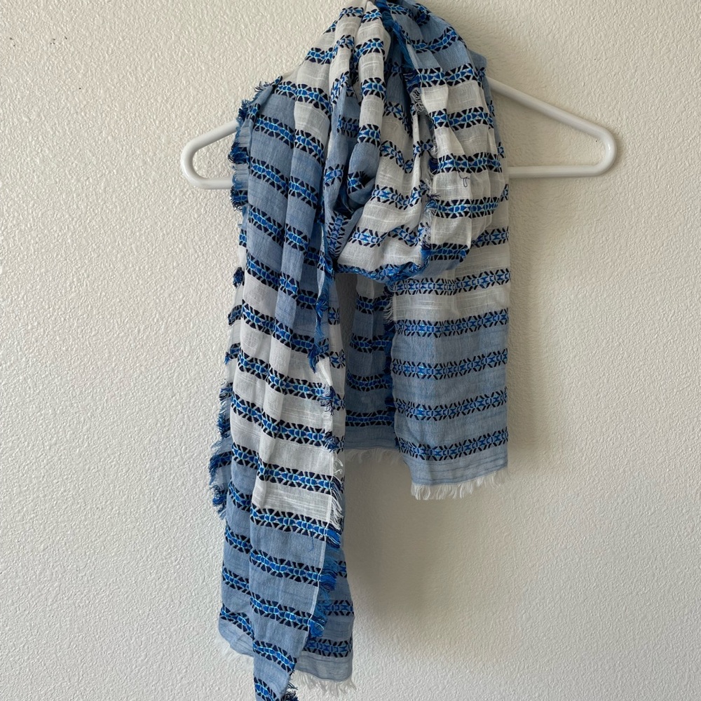 Blue J.crew scarf